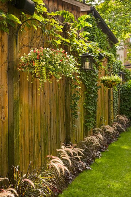 backyard wooden fence ideas