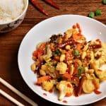Vegan Kung Pao Cauliflower