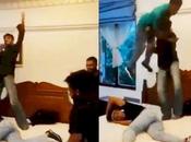 Viral Video “WWE” Lankan PM’s After Protesters Occupy Pool,