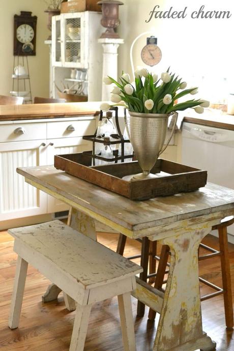 small kitchen table rustic