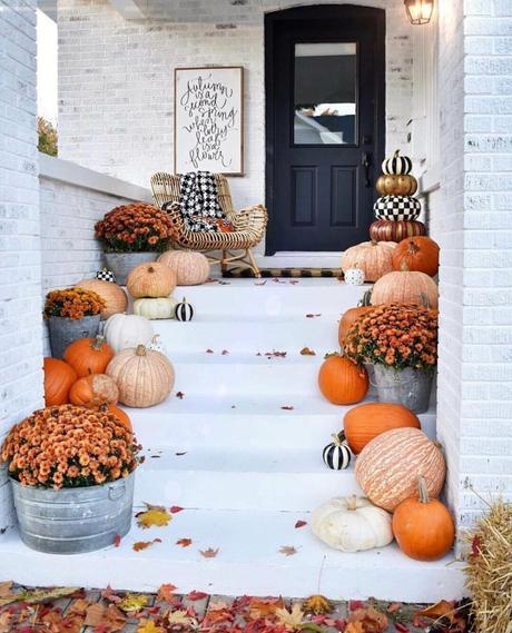 outdoor fall decor pinterest