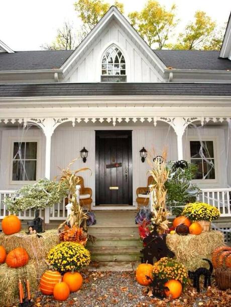 outdoor fall decor pics