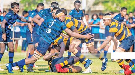 Action from the 2019 Royal-Thomian rugby match. (Pic courtesy  ThePapare.com)