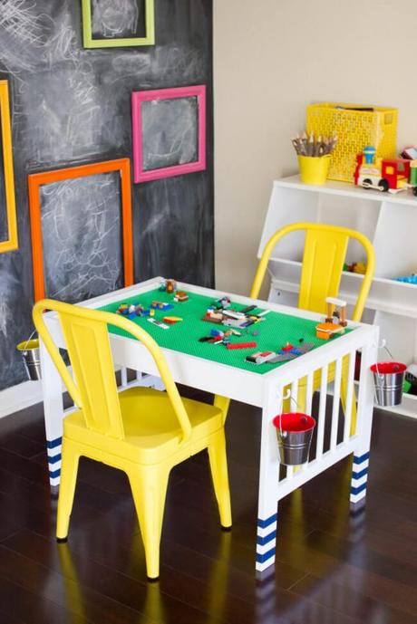 DIY Lego table IKEA hack