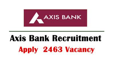 Axis Bank Recruitment 2022