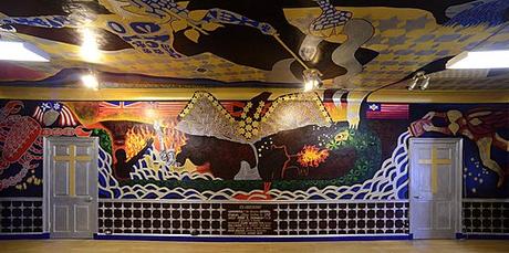 The Apocalypse Mural, Eagle Wall - Dr. Bob Hieronimus