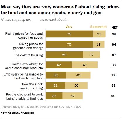 2. Views of the economy, economic concerns and inflation