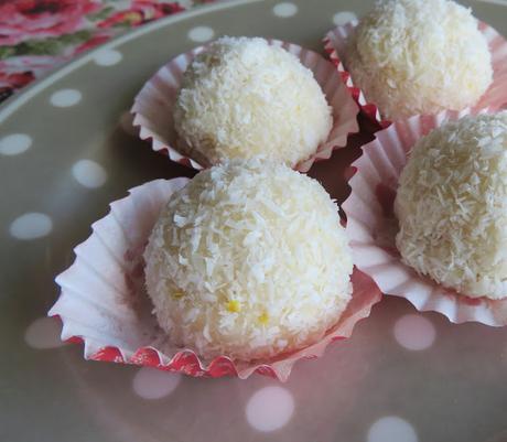 No Bake Lemon Coconut Balls