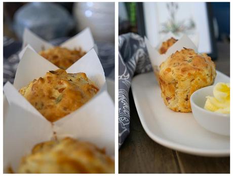 Bacon and Cheese Breakfast Muffins