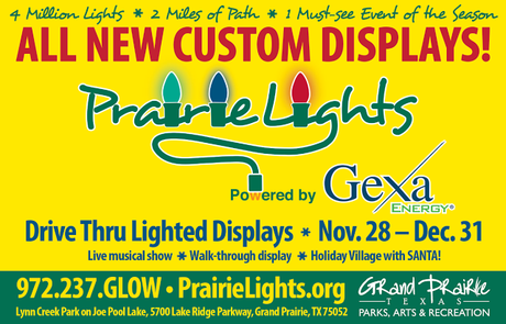 Holiday Rundown: See the Lights at Grand Prairie's Prairie Lights Powered by Gexa Energy