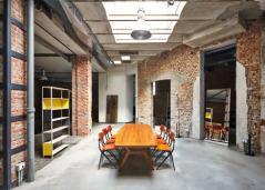 MSGM Fashion Headquarters in a Former Blacksmith’s Workshop by Fabio Ferrillo