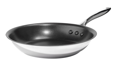 Safe and Natural Non-Stick 10-inch Ozeri Stainless Steel Earth Pan