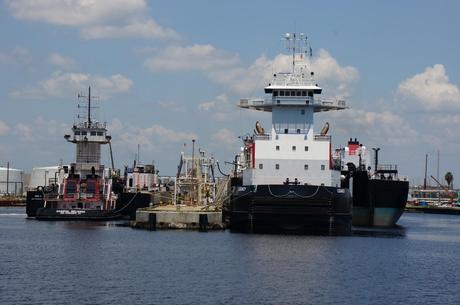 Cool ships in the harbor