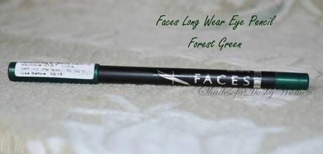 'Forest Green' Long Wear Eye Pencil from Faces : Review & Swatch