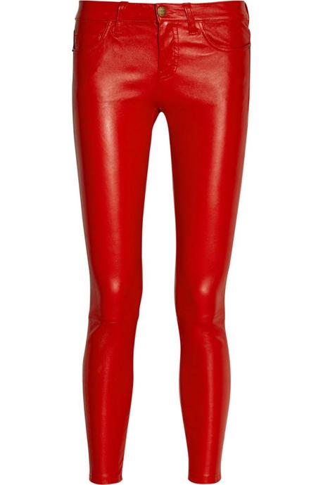 CURRENT:ELLIOTT The Stiletto mid-rise leather leggings-style pants €1,091.