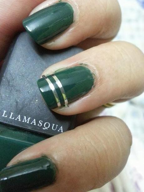 Illamasqua nail color+ Bourjois nail art - Sneak Peek