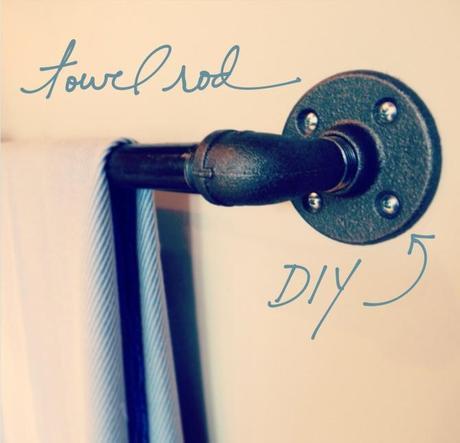 An easy #DIY tutorial on how to make a curtain rod from an industrial pipe. Very cool via @lynneknowlton Design the Life You Want to Live 