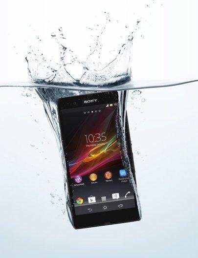 Xperia Z from Sony is waterproof 