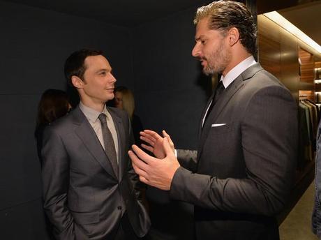 Joe Manganiello and Jim Parsons Zegna Boutique Opening Michael Buckner Getty