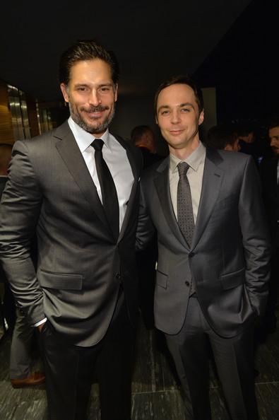 Joe Manganiello and Jim Parsons Zegna Boutique Opening Michael Buckner Getty 2