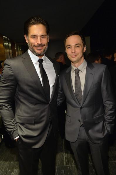 Joe Manganiello and Jim Parsons Zegna Boutique Opening Michael Buckner Getty 3
