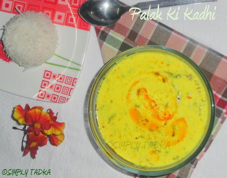 Palak Ki Kadhi| Spinach Kadhi| Spinach Recipes