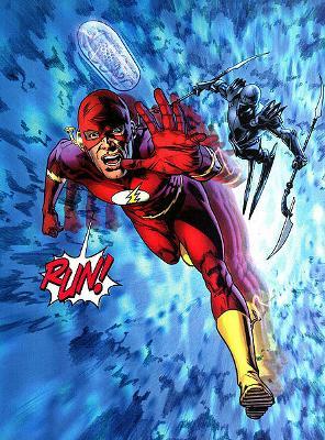 Barry Allen returns to the DC Universe, fleein...