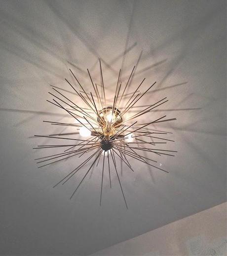 DIY: Brass Urchin Light Fixture