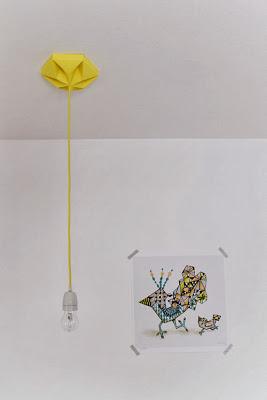 paper fix | origami paper ceiling rose