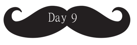 Moustache Banner Day 9