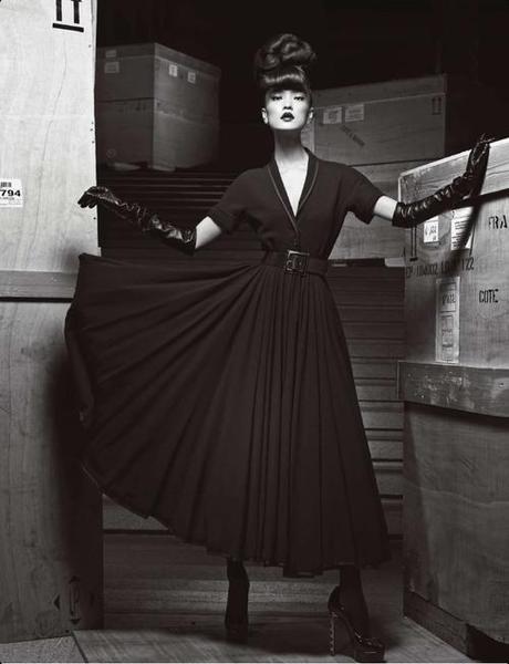 yourstyleforecast:

Du Juan wearing Dior, photographed by Yin...