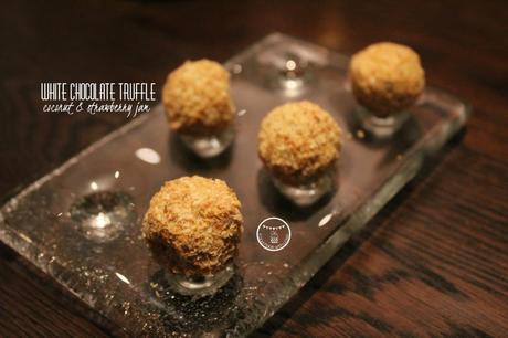 White chocolate truffles