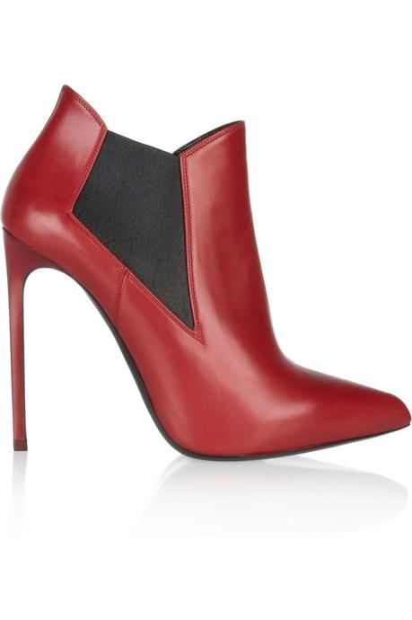 SAINT LAURENT Leather ankle boots €695