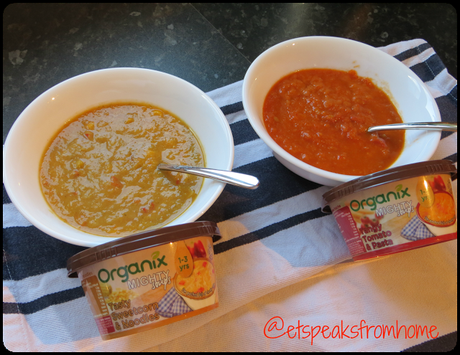 Selection of Organix Mighty Meal and Goodies
