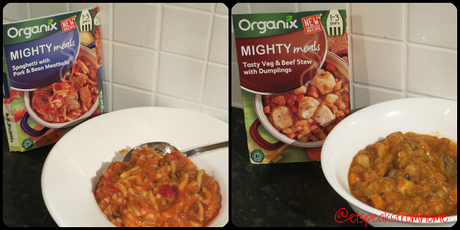 Selection of Organix Mighty Meal and Goodies