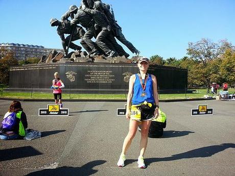 Marine Corps Marathon iwo jima finish