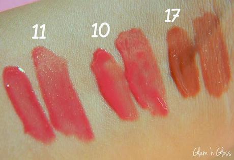 Deborah Milano Glossissimo Lip Gloss Shade 10, shade 11, shade 17