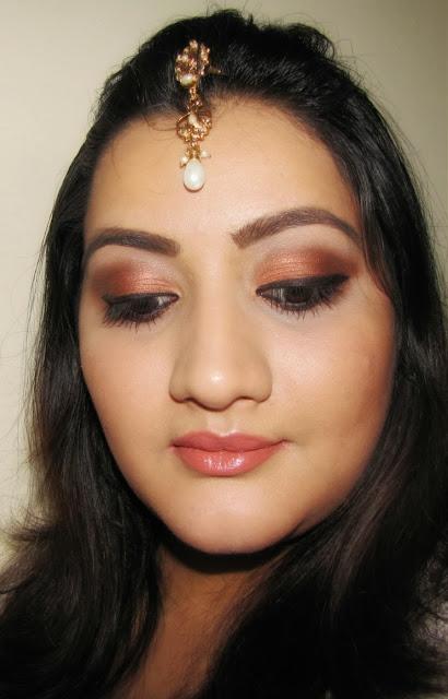indian festive makeup FOTD