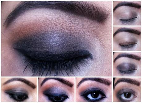picture of brown smokey eyes 
