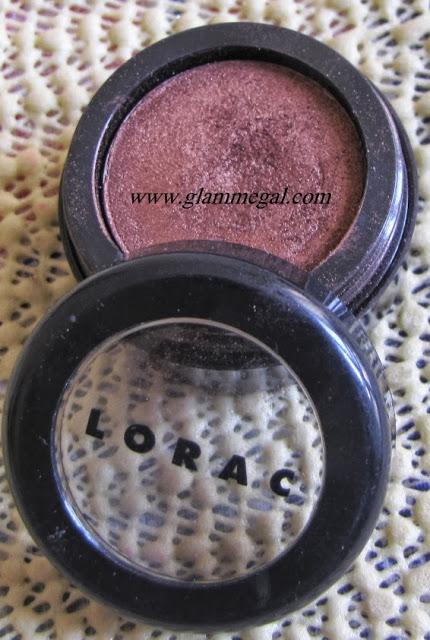 lorac garnet eyeshadow review and swatch