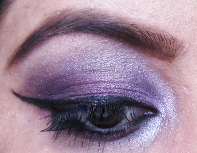 GRADIENT PURPLE USING MAYBELLINE QUAD IN LILAC MAUVE REVIEW AND EOTD
