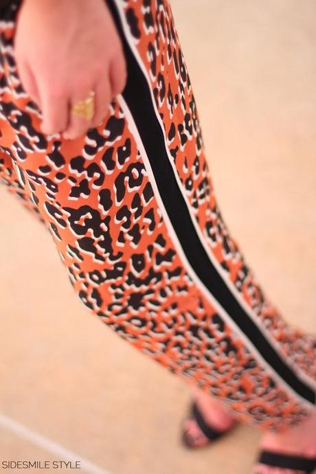 PRINTED TUXEDO TROUSERS