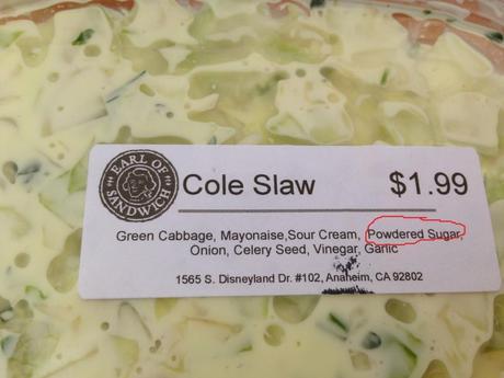 sugar in coleslaw - WTF