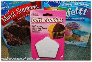 Make Two Flavor Cupcakes with Batter Babies Cake Batter Dividers {Review}