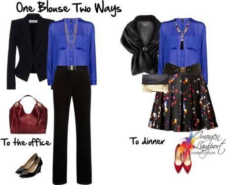 One Blouse two ways