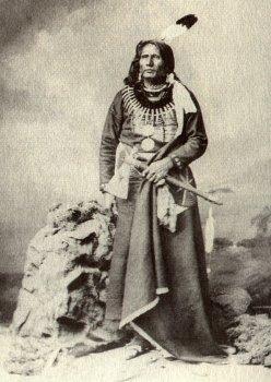 Ponca chief, Standing Bear, the first American Indian recognized in court as a person.