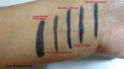 Battle of the Kohls!: Swatches and Comparison