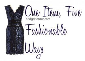 Five Holiday Looks From One Dress 