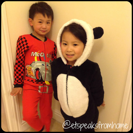 Panda and Lightning McQueen Onesie from ASDA