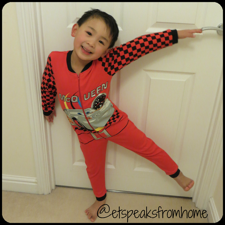 Panda and Lightning McQueen Onesie from ASDA